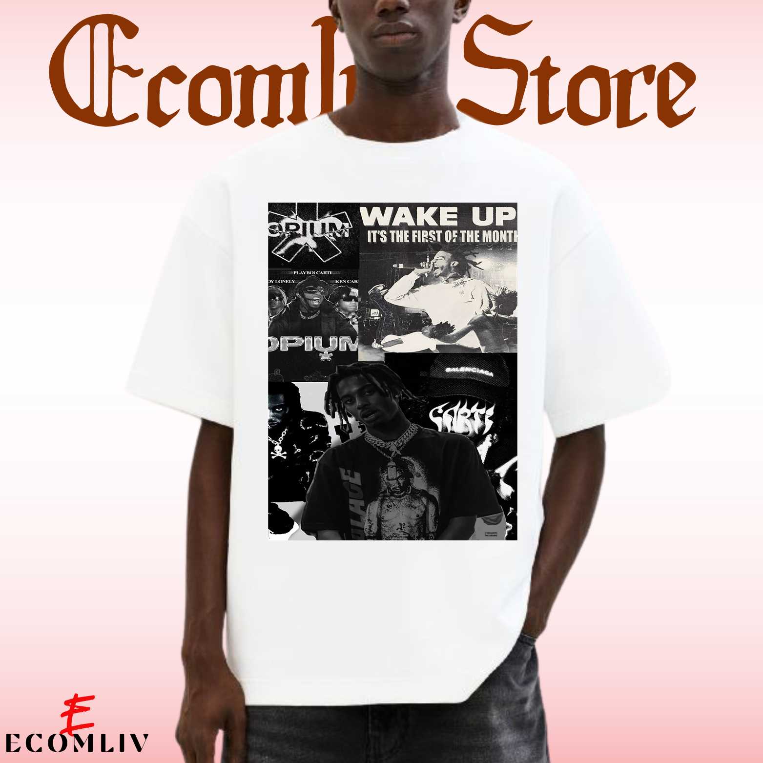 Playboi Carti T-Shirt, Streetwear Rap Tee, Vintage Style Graphic Tee, Unisex T-Shirt